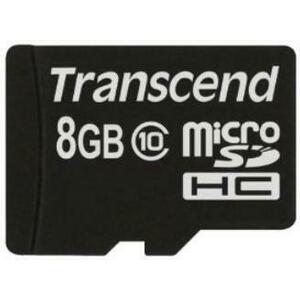 Card de memorie Transcend microSDHC, 8GB, Clasa 10 imagine