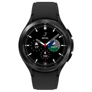Smartwatch Samsung Galaxy Watch 4 Classic SM-R890, Bratara Cauciuc 46mm, Rezistent la apa si praf (Negru) imagine