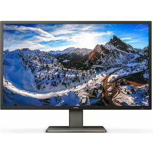 Monitor LCD VA LED Philips 42.5inch 439P1/00, UHD (3840 x 2160), HDMI, DisplayPort, Boxe (Negru) imagine