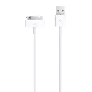 Cablu de date Apple, 30-pin to USB, White imagine