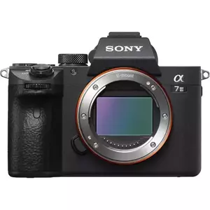 Aparat foto Mirrorless Sony Alpha A7III, 24.2 MP, Full-Frame, Body, E-Mount, 4K HDR, 4D Focus, Wi-Fi, NFC, ISO 100-51200, Negru imagine
