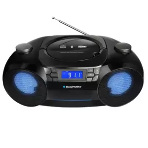 Radio portabil Boombox Blaupunkt BB31LED, Bluetooth, FM, MP3, AUX, USB, Ceas cu alarma imagine