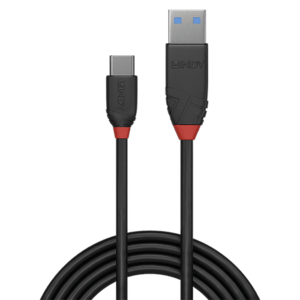 Cablu de date Lindy LY-36916, 1m, USB 3.2 Type A - USB-C, 10Gbps imagine