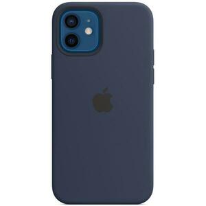 Protectie Spate Apple MHL43ZM/A pentru Apple iPhone 12, iPhone 12 Pro, Silicon (Albastru) imagine