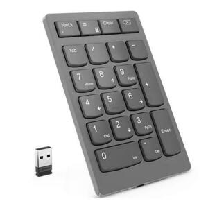 Tastatura numerica Lenovo Go, Wireless, Black imagine