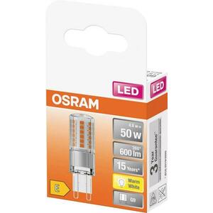 Bec LED Osram PIN, G9, 4.8W (50W), 600 lm, lumina calda (2700K) imagine