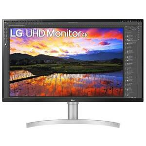Monitor IPS LED LG 31.5inch 32UN650P-W, UHD (3840 x 2160), HDMI, DisplayPort, AMD FreeSync, Boxe (Alb) imagine