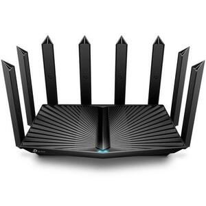 Router Wireless TP-Link Archer AX95, AX7800 Tri-Band, Wi-Fi 6, 2.5 Gbps WAN/LAN Port, USB 3.0, OneMesh, VPN Server si client (Negru) imagine