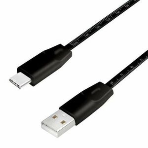 Cablu de date Logilink, CU0157, USB 2.0 (T) la USB 2.0 Type-C (T), 1m, Premium, Negru imagine