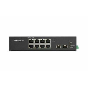 Switch Hikvision DS-3T0510HP-E/HS, 8-Port, PoE imagine