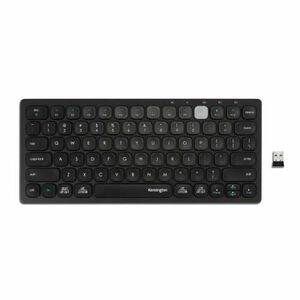 Tastatura Kensington, conexiune multipla, wireless sau bluetooth, indicator de baterie, negru imagine