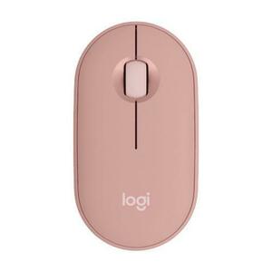 Mouse wireless Logitech Pebble 2 M350s, bluetooth, dongleless, Roz imagine