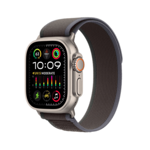 Smartwatch Apple Watch Ultra 2 GPS + Cellular, 49mm Titanium Case with Blue/Black Trail Loop - M/L imagine