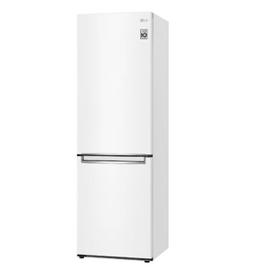Combina frigorifica LG GBB61SWJMN, 374 L, Door Cooling, Smart Diagnosis, H 186 cm, Clasa E (Alb) imagine