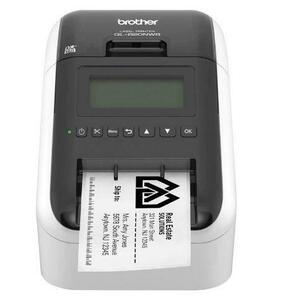 Sistem de etichetare Brother QL-820NWB, USB, Retea, Wi-Fi, Bluetooth, 6MB (Alb) imagine