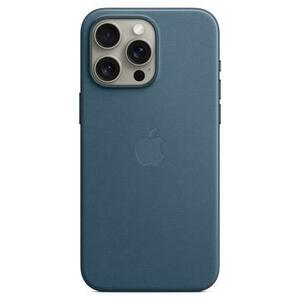 Husa Protectie Spate Apple FineWoven Case MagSafe pentru Apple iPhone 15 Pro Max (Albastru) imagine
