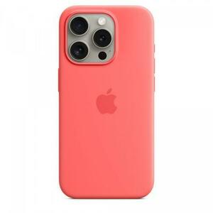 Husa Protectie Spate Apple Silicone Case MagSafe pentru Apple iPhone 15 Pro (Rosu) imagine