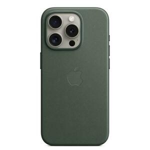 Husa Protectie Spate Apple FineWoven Case MagSafe pentru Apple iPhone 15 Pro (Verde) imagine