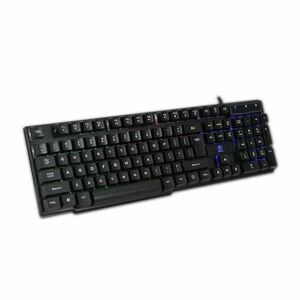 Kit Tastatura si mouse gaming Rebeltec Oppressor, cu fir, Layout US, 2400 DPI (Negru) imagine