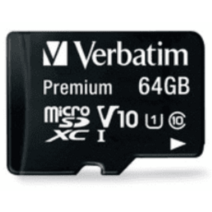 Card de memorie Verbatim, microSDXC, 64 GB, Clasa 10 + Adaptor SD imagine