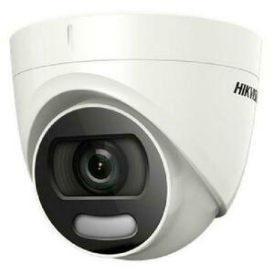 Camera supraveghere video Hikvision DS-2CE72HFT-F36, Turbo HD dome, 5MP, 2560 × 1944, 3.6mm (Alb) imagine