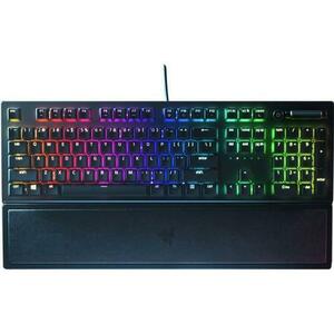 Tastatura gaming mecanica Razer BlackWidow V3, iluminare Chroma RGB, switch Razer Green, US Layout (Negru) imagine