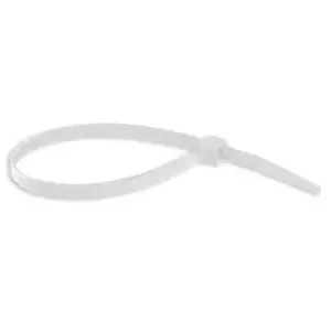 Banda zimtata din plastic pentru fixare cabluri , Gembird , nylon 150mm x 3.2mm 100bucati , alb imagine