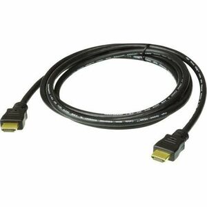Cablu Aten HDMI 2.0V, 2L-7D01H, tata-tata, 4K, Ethernet, aurit, 1 m, negru imagine