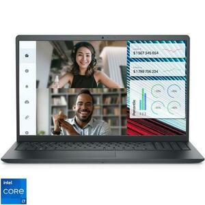 Laptop Dell Vostro 3520, Procesor Intel® Core™ i7-1255U pana la 4.70 GHz , 15.6inch Full HD, 16GB DDR4, 512GB SSD, Intel® Iris® Xe Graphics, Ubuntu, Negru imagine