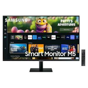 Monitor VA LED Smart Samsung 27inch LS27CM500EUXDU, Full HD (1920 x 1080), HDMI, WiFi, Boxe (Negru) imagine