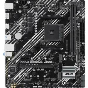 Placa de baza Asus PRIME B550M-K ARGB, AMD B550, PCIe 4.0, AM4, Realtek 1Gb Ethernet, DisplayPort/HDMI imagine