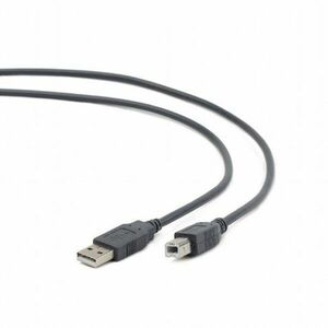 Cablu USB2.0 pentru imprimanta 1.8m, (AM/BM), calitate premium, grey imagine