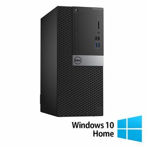 PC Refurbished DELL OptiPlex 5040 Tower, Intel Core i7-6700 3.40GHz, 8GB DDR3, 240GB SSD + Windows 10 Home imagine
