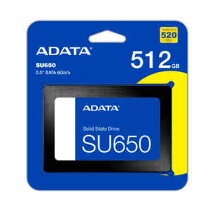 SSD ADATA SU650, 512GB, 2.5 Inch, SATA-III, ASU650SS-512GT-R imagine
