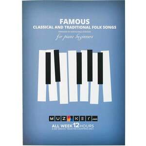 Muziker Famous Classical and Traditional Folk Songs Partituri imagine