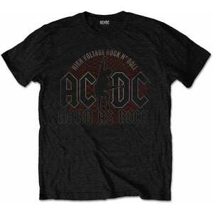 AC/DC Tricou Hard As Rock Unisex Black XL imagine