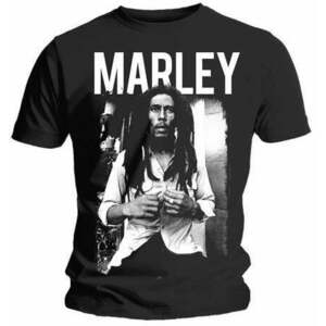Bob Marley Tricou Logo Black/White M imagine