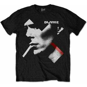 David Bowie Tricou Smoke Black S imagine
