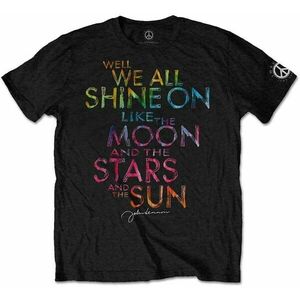 John Lennon Tricou Shine On Black 2XL imagine