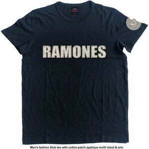 Ramones Tricou Logo & Presidential Seal Unisex Albastru Navy M imagine