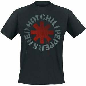 Red Hot Chili Peppers Tricou Stencil Unisex Black 2XL imagine