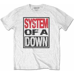 System of a Down Tricou Triple Stack Box Unisex White L imagine
