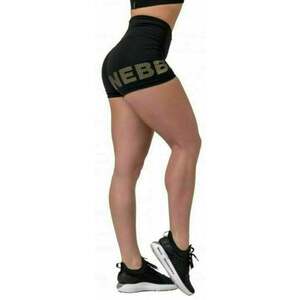 Nebbia Gold Print Shorts Black S Fitness pantaloni imagine