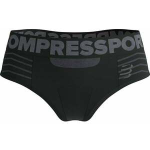 Compressport Seamless Boxer W Black/Grey XS Lenjerie pentru alergare imagine