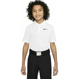 Nike Dri-Fit Victory Boys Golf Polo White/Black S imagine