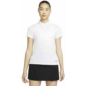Nike Dri-Fit Victory Womens Golf Polo White/Black M imagine