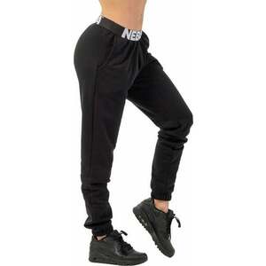 Nebbia Iconic Mid-Waist Sweatpants Black M Fitness pantaloni imagine