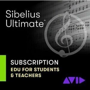 AVID Sibelius Ultimate 1Y Subscription - EDU (Produs digital) imagine