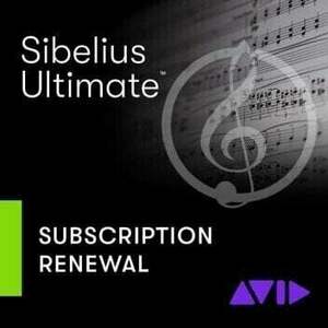 AVID Sibelius Ultimate 1Y Subscription (Renewal) (Produs digital) imagine