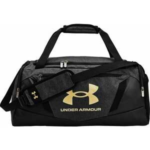 Under Armour UA Undeniable 5.0 Small Duffle Bag Black Medium Heather/Black/Metallic Gold 40 L Sport Bag imagine